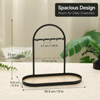 Shinpuru Key Holder Tray, Metal Stand - Image 2