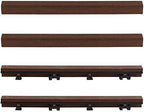 1 in. x 1 ft. Quick Deck Composite Deck Tile Straight Trim - Image 2