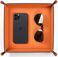 VLANDO Travel Valet Tray, Foldable PU Leather Catchall Tray by VLANDO