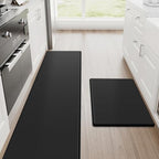 StepRite Kitchen Mats for Floor, 2-Piece Anti-Fatigue Kitchen Rugs by Bringcushiontoyourlife