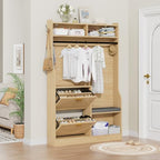 78" Modern Rustic Hall Tree - Image 7