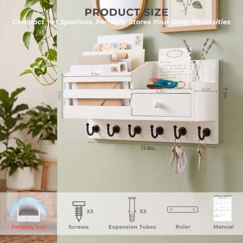 Key Holder Wall Mount with car Key Faraday Box - Image 5