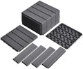 9 Pcs Plastic Interlocking Deck Tiles 12“x 12” by Unknown