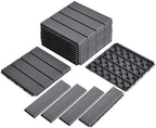 9 Pcs Plastic Interlocking Deck Tiles 12“x 12” by Unknown