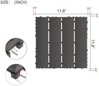 44 Pack Patio Sheets with Efficient Drainage Design，Ball & Cast Plastic - Image 2