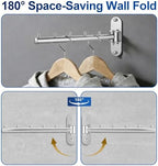 Wall Mounted Clothes Drying Rack, Foldable Drying Rack Clothing, Space Saving - Image 2