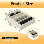 Glasses Storage Organizer Velvet Tray - Image 7