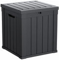 DRATO 51 Gallon Outdoor Storage Box Waterproof, Lockable Resin Deck Box by DRATOprovidesawarmandcozy