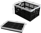 Kekow 30 L Black Plastic Collapsible Storage Basket - Image 2