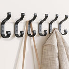 bussdis Wall-Mount Coat Hooks, Heavy Duty 30LB Hooks - Image 2