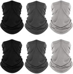 Fuinloth Neck Gaiter, 6 Pack Cooling UV Protection Bandana Face Mask Gator by fuinloth