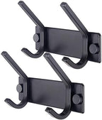 WEBI Coat Rack Wall Mounted, 2 Coat Hooks by WEBI