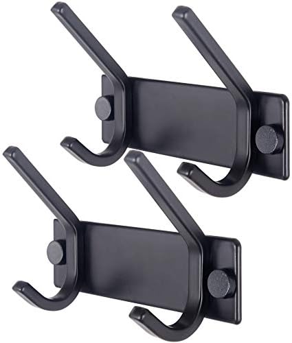 WEBI Coat Rack Wall Mounted, 2 Coat Hooks by WEBI