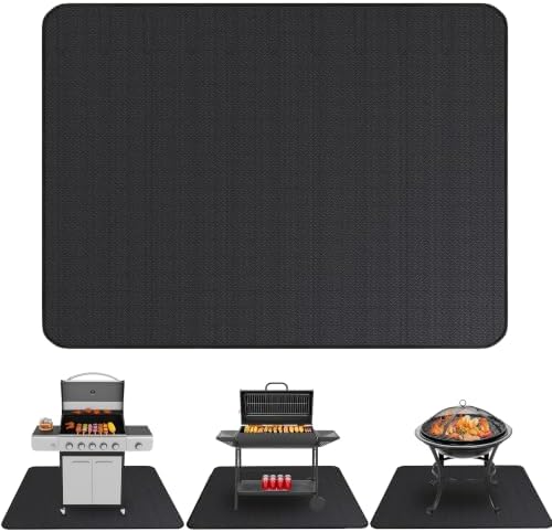Under Grill Mats for Outdoor Grill Double-Sided Mat for Under Fire Pit Mat the by LindasEssentials