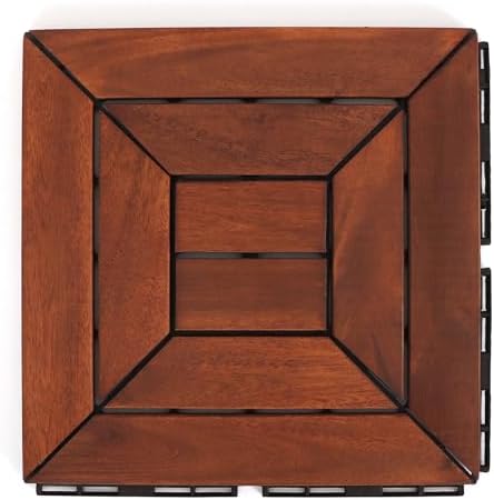 Acacia Deck Tiles Interlocking Outdoor Flooring - Image 2