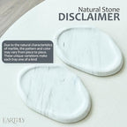 Natural Marble Trinket Tray – 9"x6" Cloud Shaped Decorative Dish - Image 6