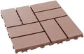 44 Pack Plastic Interlocking Patio Deck Tiles Waterproof All Weather by Unknown