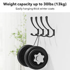 Coat Hanger Hooks Wall Mount - Image 3