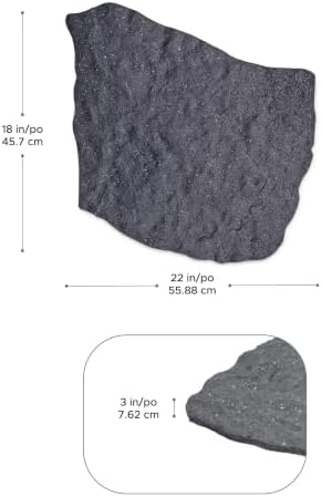TierraVerde Rubber Stepping Stones, Natural Rock Look - Image 4