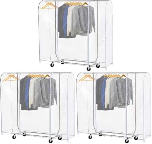 Ruibo Clear Garment Rack Cover Dustproof Clothes Rack Cover by Ruibo