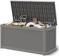 Outdoor Storage Box Waterproof, 320 Gallon Deck Box by WTFGO