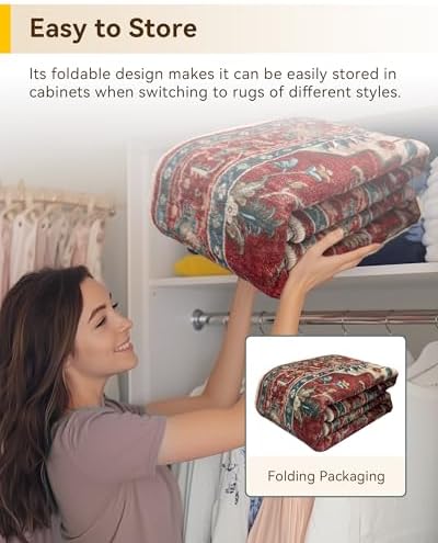 RELEANY Washable Area Rug, Small 2'6"x4' - Image 6