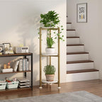 3 Tier Plant Stand Indoor Corner Tall Round Shape Plant Shelf - Image 5