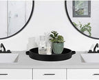 HofferRuffer PU Leather Round Serving Tray - Image 3