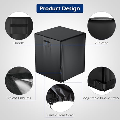Air Conditioner Cover for Outside -600D Waterproof AC Units Cover Outdoor for - Image 3