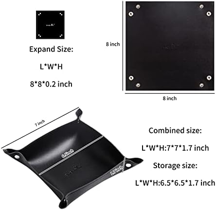 Leather Jewelry Valet Tray for Women and Man - Image 2