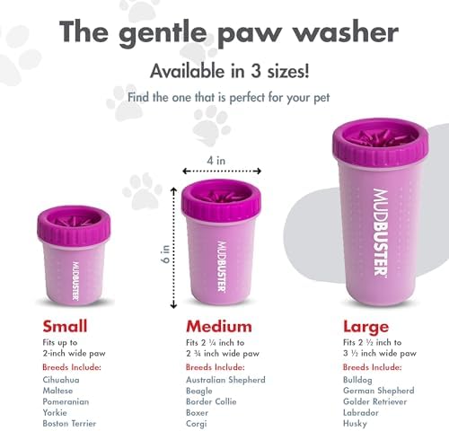 Dexas MudBuster Medium Dog Paw Cleaner, Fits 1.5"-2.5" Wide Paws, Gentle - Image 3