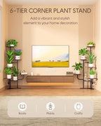 Homsorout Corner Plant Stand Indoor - Image 2