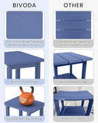 Weatherproof Outdoor Side Table, HDPE Small Outdoor Table - Image 6