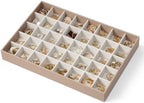 VLANDO Stackable Jewelry Tray, Drawer Organizer, 40-Grid Display by VLANDO