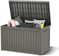Outdoor Storage Box Waterproof, 280 Gallon Deck Box by WTFGO