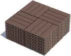 44‑Pack 12"x12"x0.75" Interlocking Deck Tiles – Waterproof PP Resin Patio - Image 2