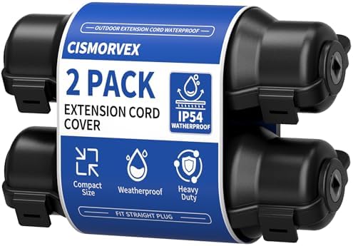 2 Pack Outdoor Extension Cord Safety Cover, Waterproof by Unknown