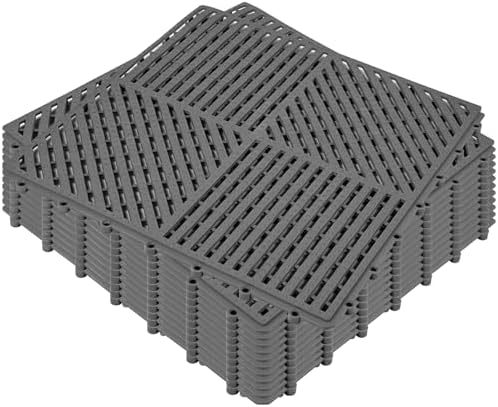 ToLanbbt Modular Interlocking Cushion 12P 11.8" x 11.8" Interlocking Rubber by ToLanbbt