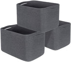MINTWOOD Design 3-Pack Decorative Woven Storage Baskets by MINTWOODDesign