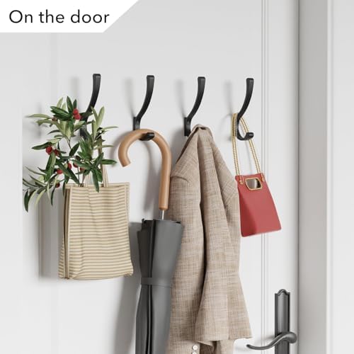 Coat Hooks Wall Mounted, Heavy Duty Hooks Hanging Towel - Image 6