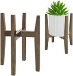 Rnined Plant Stand Indoor, Bamboo Plant Shelf, Adjustable Corner Plants Flower by PlantsHomeFun