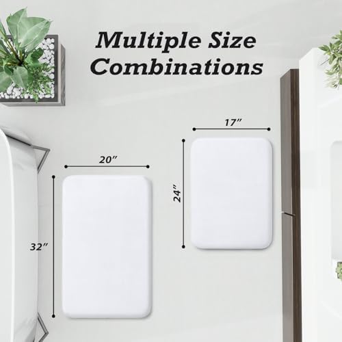 HUXMEYSON Bathroom Rugs Sets 2 Piece, Non-Slip & Quick Dry Bath Mat Set - Image 2