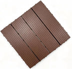 44 Pack Plastic Interlocking Deck Tiles, 12 x 12 Inch Waterproof Outdoor Floor - Image 2