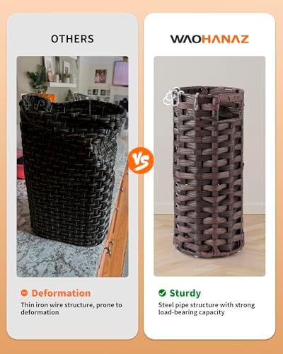 Rattan Umbrella Stand, Umbrella Holder - Image 7