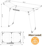 KINGBOARD Clothes Drying Rack, 68.5" Heavy Duty - Image 2