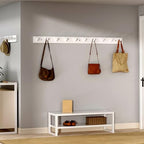 SKOLOO Wall Mounted Coat Rack 38", 10 Hooks, Shaker Style - Image 3