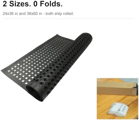 MATZEN 60x36 Large Rubber Water Drainage Floor Mat - Image 6