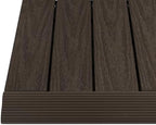 NewTechWood 1 in. x 1 ft. Quick Deck Composite Deck Tile Straight Fascia by NewTechWood