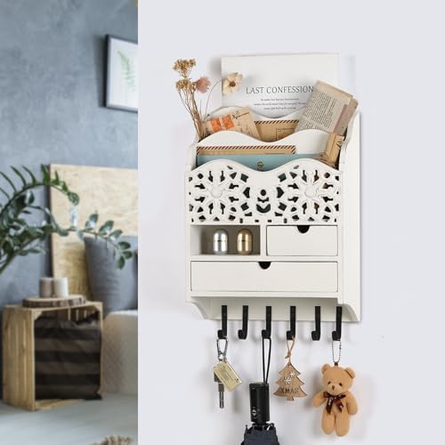 3-Slot Mail Sorter Organizer Wall Mount - Image 6