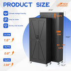 GAIOUS 74.8" Tall Metal Storage Cabinet - Image 2